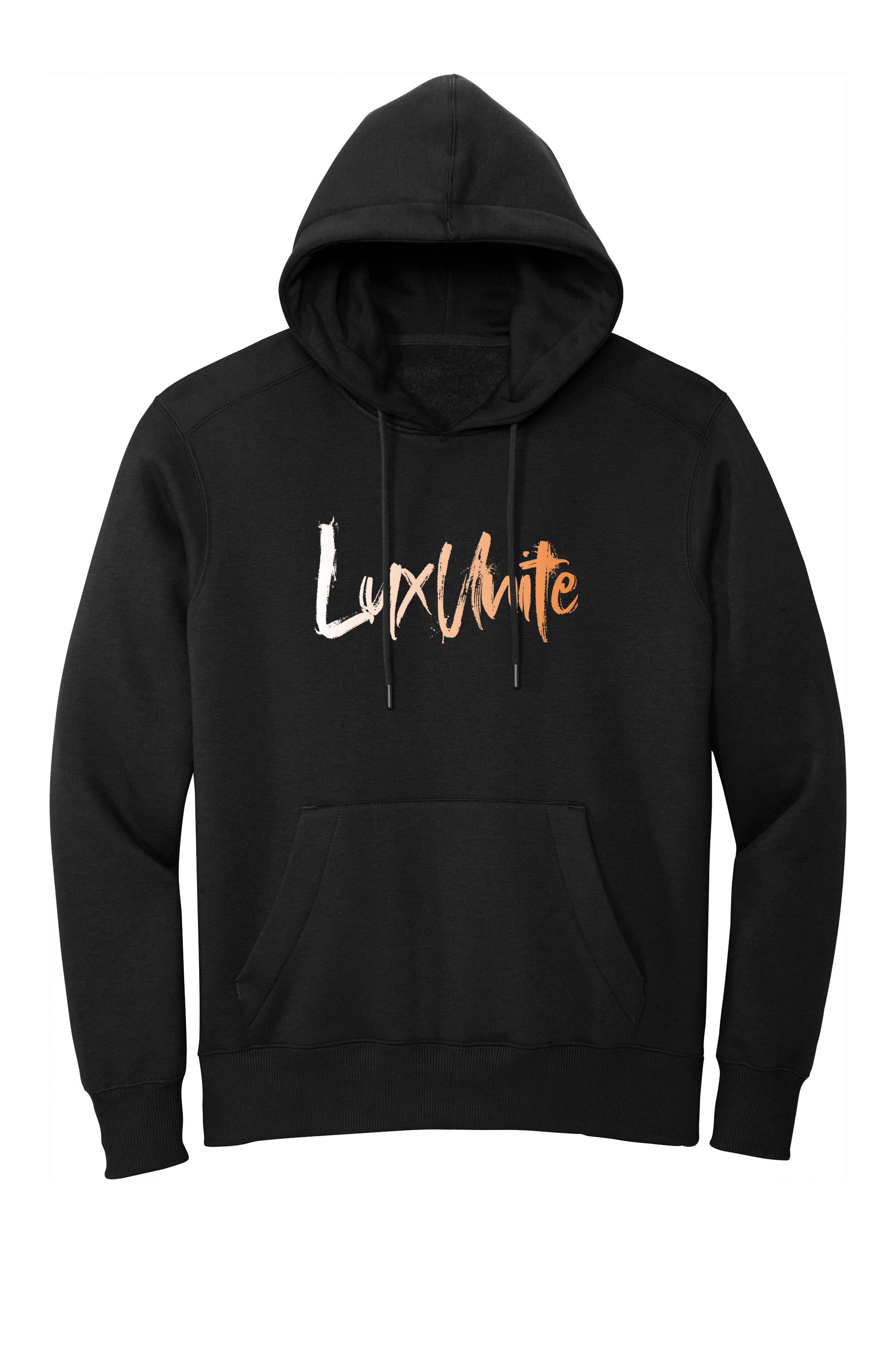 Paint Stroke Hoodie Orange